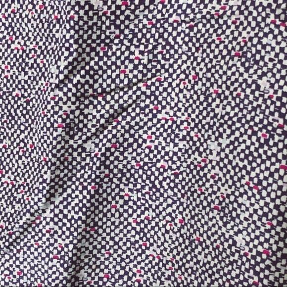 Kenneth Cole Reaction 100% silk checkered skirt - Picture 5 of 8